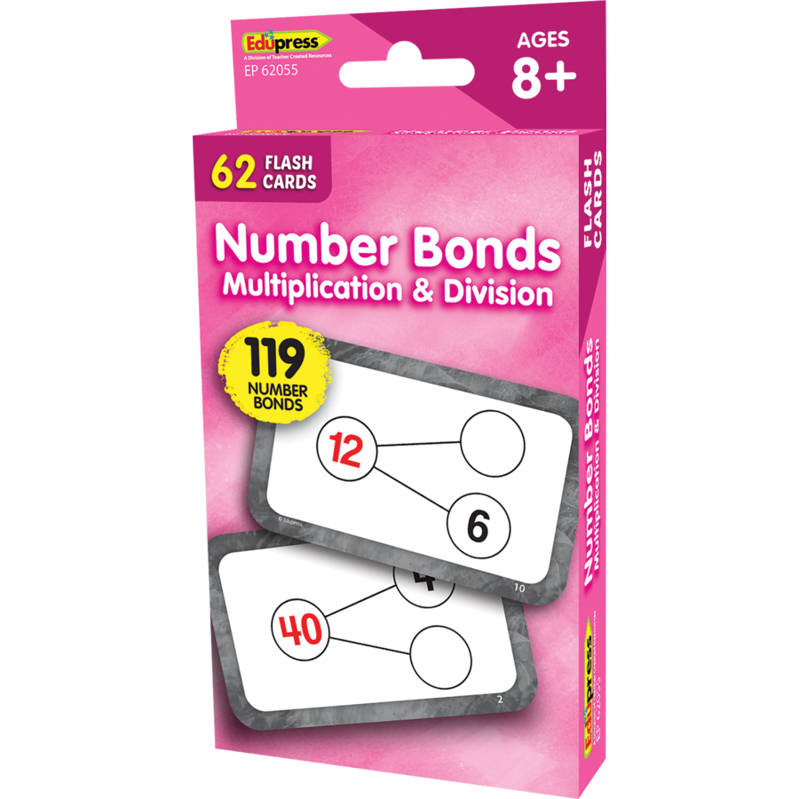 Number Bonds Flash Cards Multiplication And Division Kel S Educational Corner
