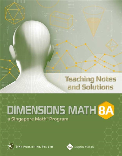 Dimensions Math Teaching Notes and Solutions 8A