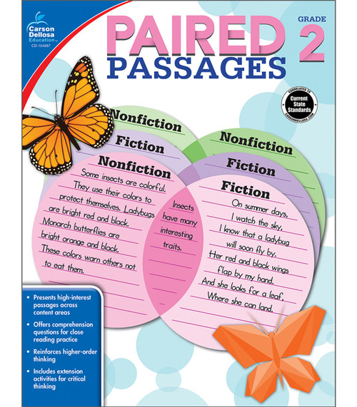 Paired Passages Workbook Grade 2 Paperback