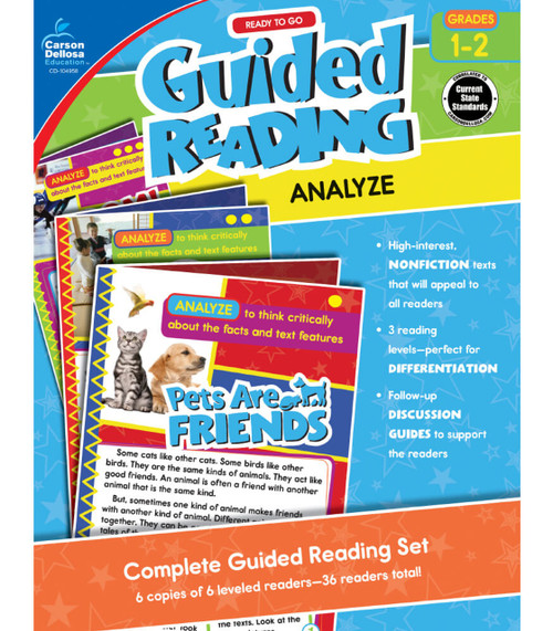 Guided Reading: Analyze Resource Book Grade 1-2 Paperback