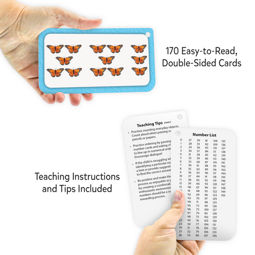 Numbers 0-150 Flash Cards