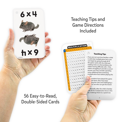 Math War Multiplication Cards