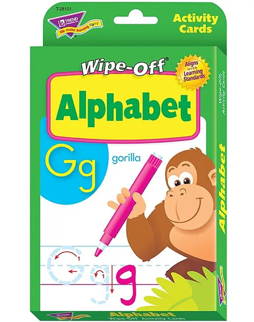 Alphabet Wipe Off Activity Cards