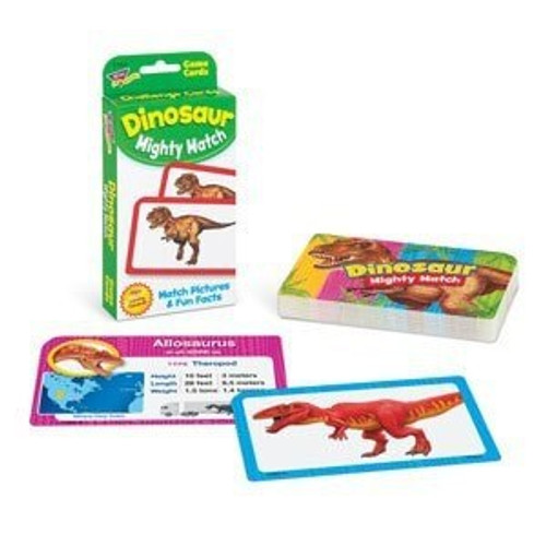 Dinosaur Mighty Match Challenge Cards