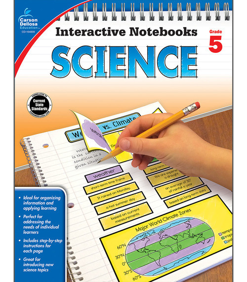 Interactive Notebooks: Science Resource Book Grade 5 Paperback