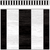 Modern Farmhouse Black Stripes Straight Border Trim