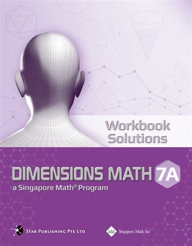 Dimensions Math Workbook Solutions 7A - Kel's Educational Corner
