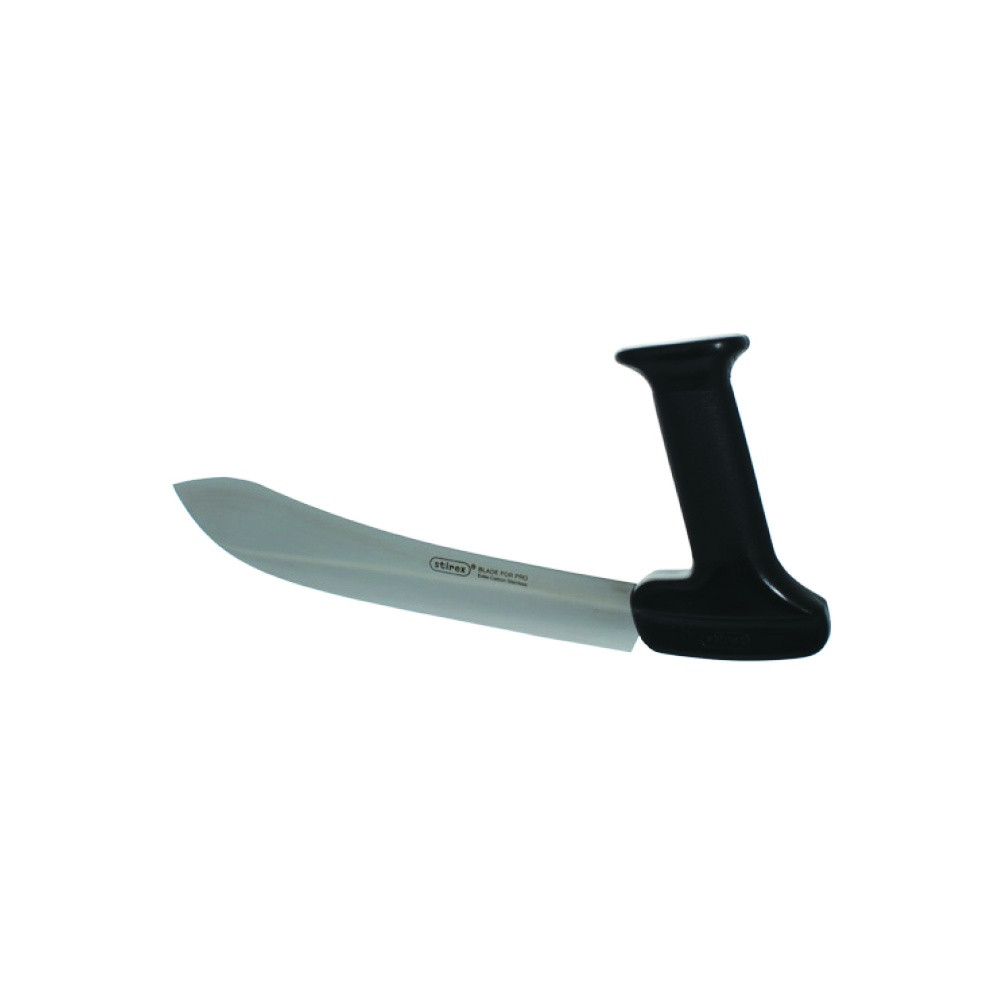 Stirex® U-55 Ergonomic Butcher Knife, 9 Inch, Black