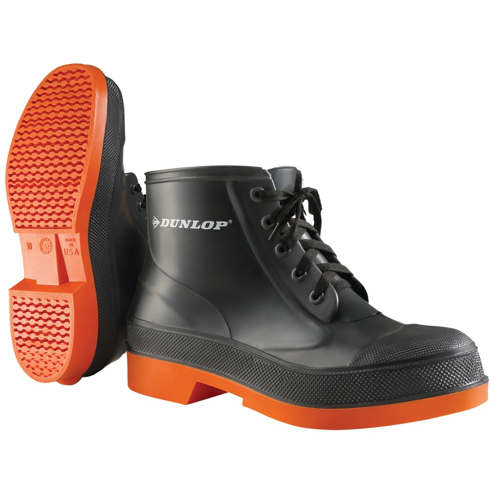 DUNLOP Professional Look ベスト LLサイズ（13ほ） Dunlop® Sureflex Lace Up PVC Steel Toe Boots, 6in, Gray, 12