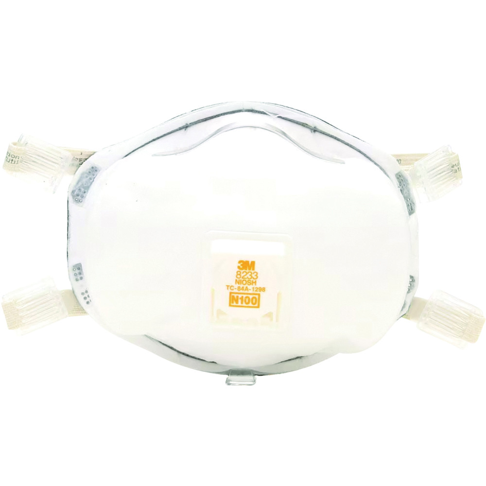 3M 8233 Particulate N100 Respirator, 20 / Case - Bunzl Processor