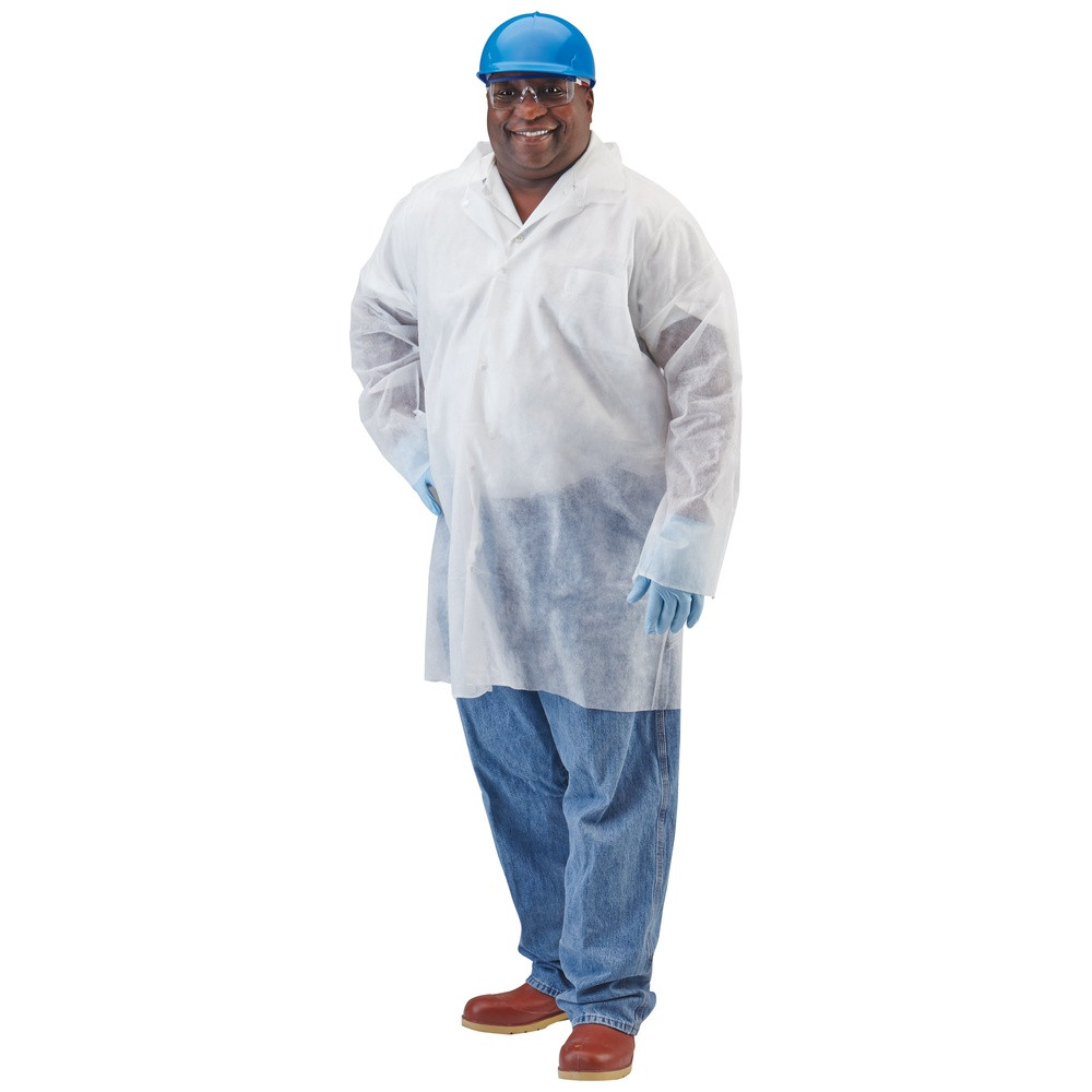 WorkHorse Polypropylene Lab Coats - Bunzl Processor Division