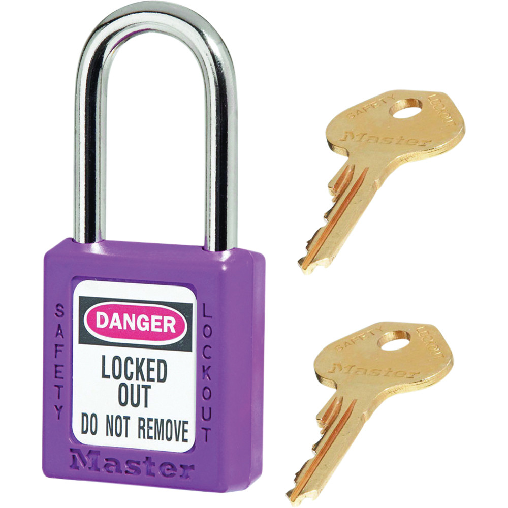 Master Lock Zenex™ Thermoplastic Safety Padlock, 1-3/4 Inch Tall