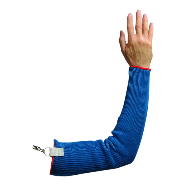 Cut-Resistant Arm Protection Sleeves – 36cm High-Performance Flexible Arm Guards, EN388 Level 5, Pair (White/Gray)