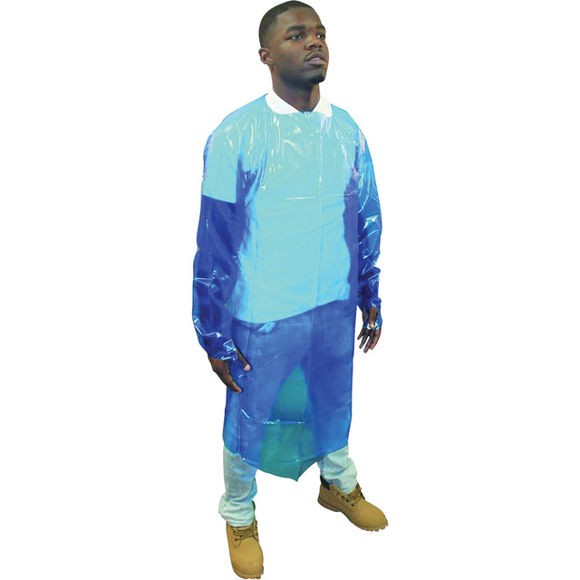 WorkHorse Premium Disposable Polythylene Gowns with Thumb Loop