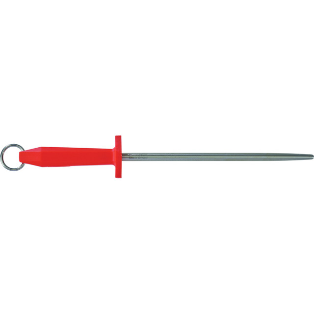 F. Dick Sharpening Steel with Plastic Handle, Flat Fine Cut
