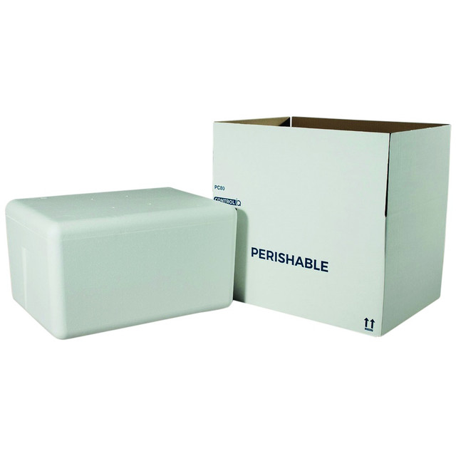 Plastilite Integritemp PC53 Series EPS Foam Cooler with Shipping