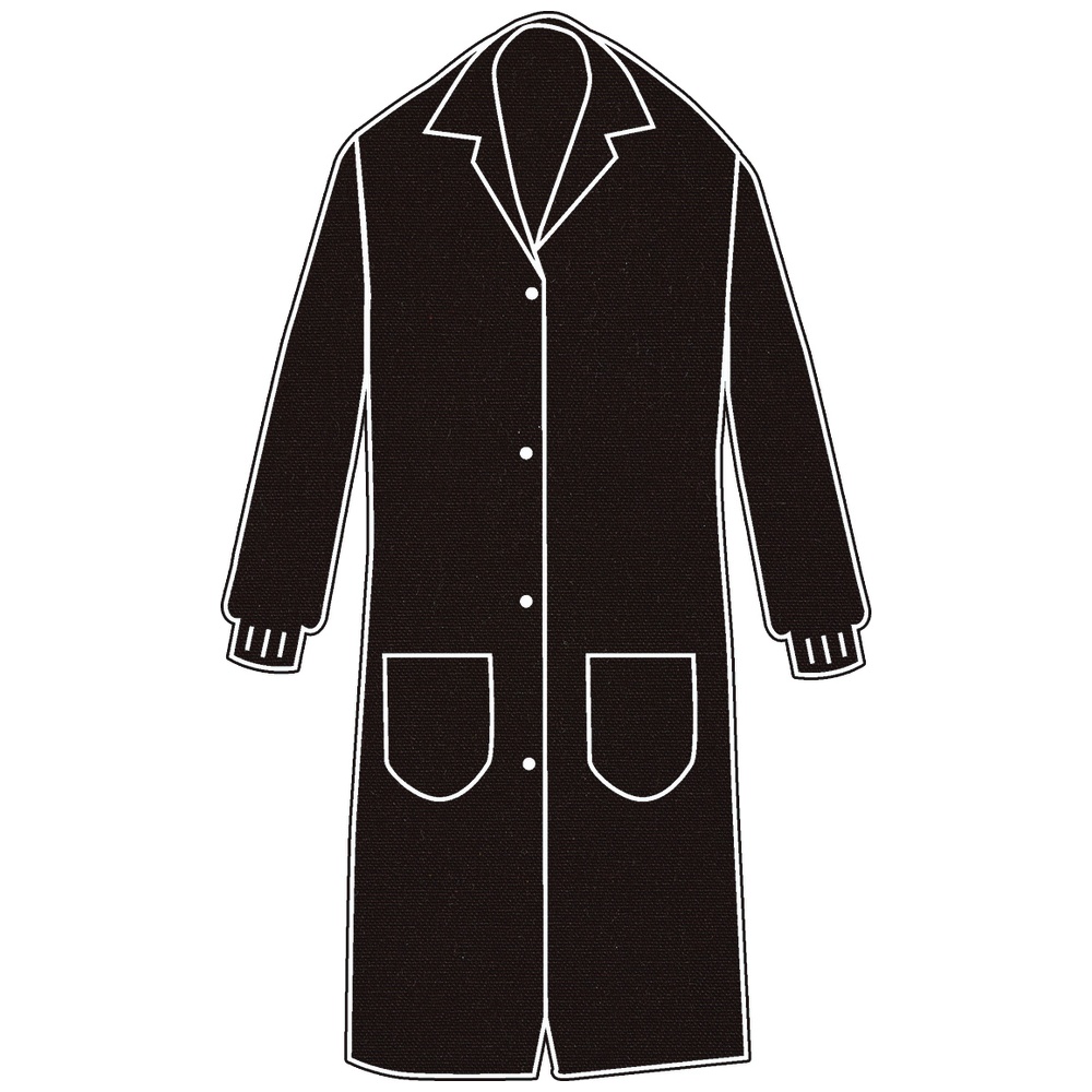 Southern Apparel Inc. Butcher Frocks, Long-Sleeves with Knit Cuffs, 2 Outside Bottom Pockets, Dome Snaps, 7oz