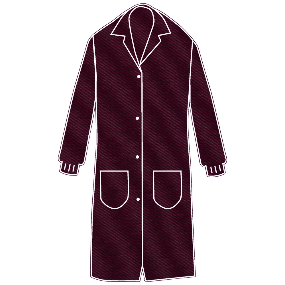 Southern Apparel Inc. Butcher Frocks, Long-Sleeves with Knit Cuffs, 2 Outside Bottom Pockets, Dome Snaps, 7oz