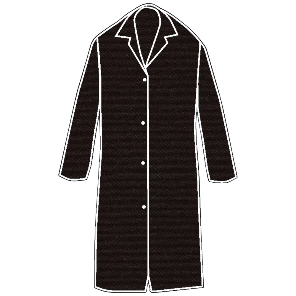 Southern Apparel Inc. Butcher Frocks, Long-Sleeves, No Pockets, Dome Snaps, 5 Ounce