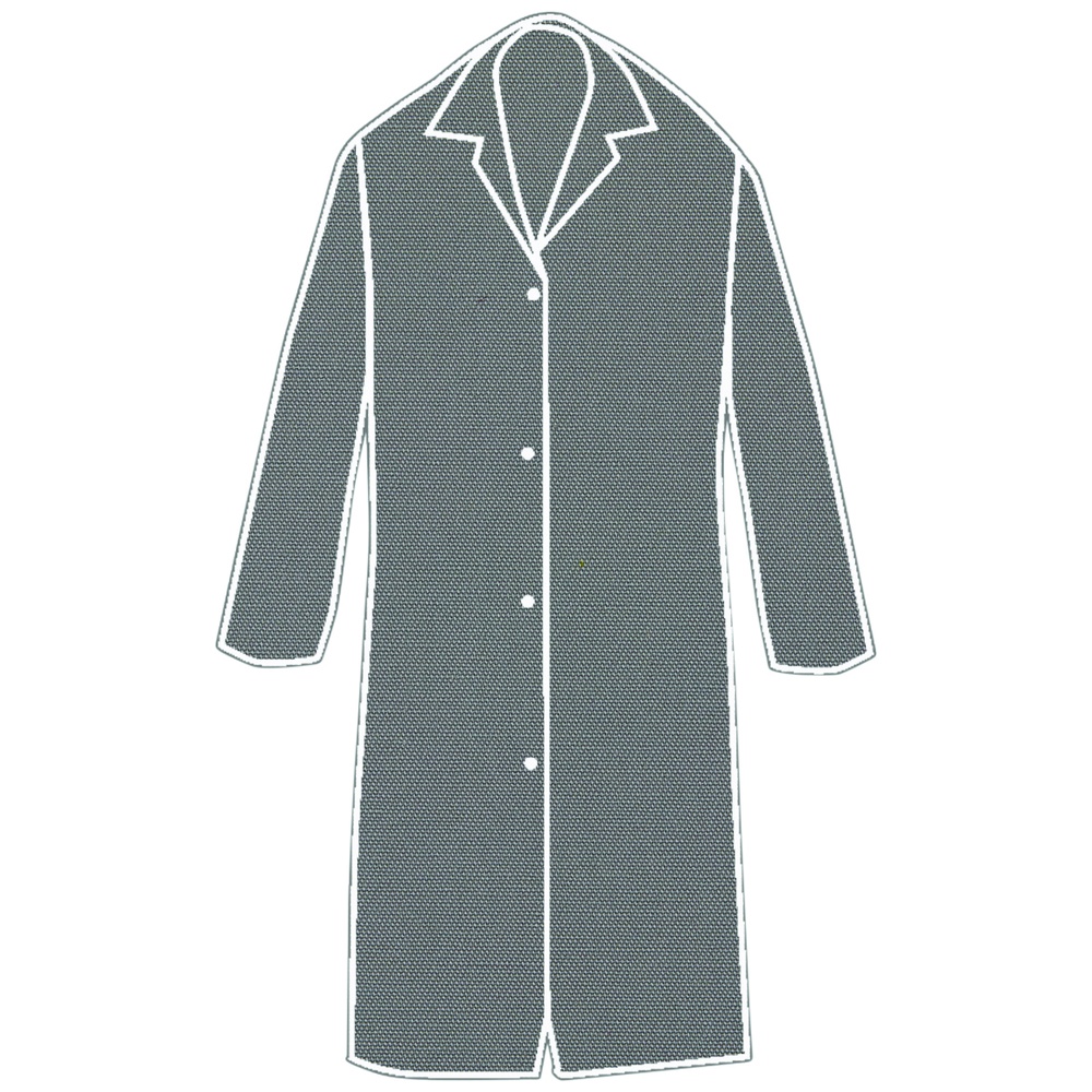 Southern Apparel Inc. Butcher Frocks, Long-Sleeves, No Pockets, Dome Snaps, 5 Ounce