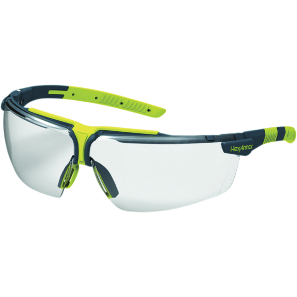 HexArmor® Safety Glasses, +1.0 Readers, VS300, TruShield®, Clear Lens