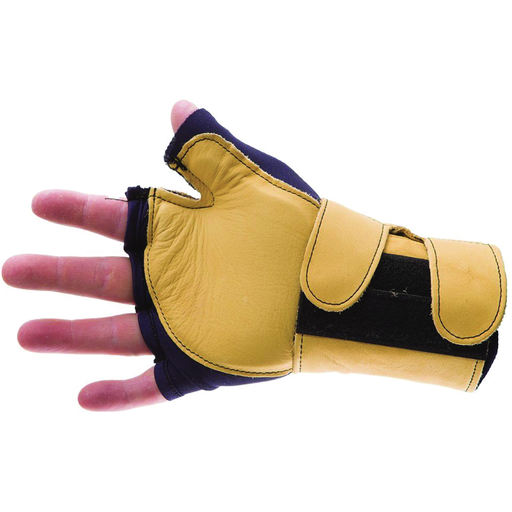 Impacto Anti-Impact Fingerless Gloves with Adjustable Wrist Support