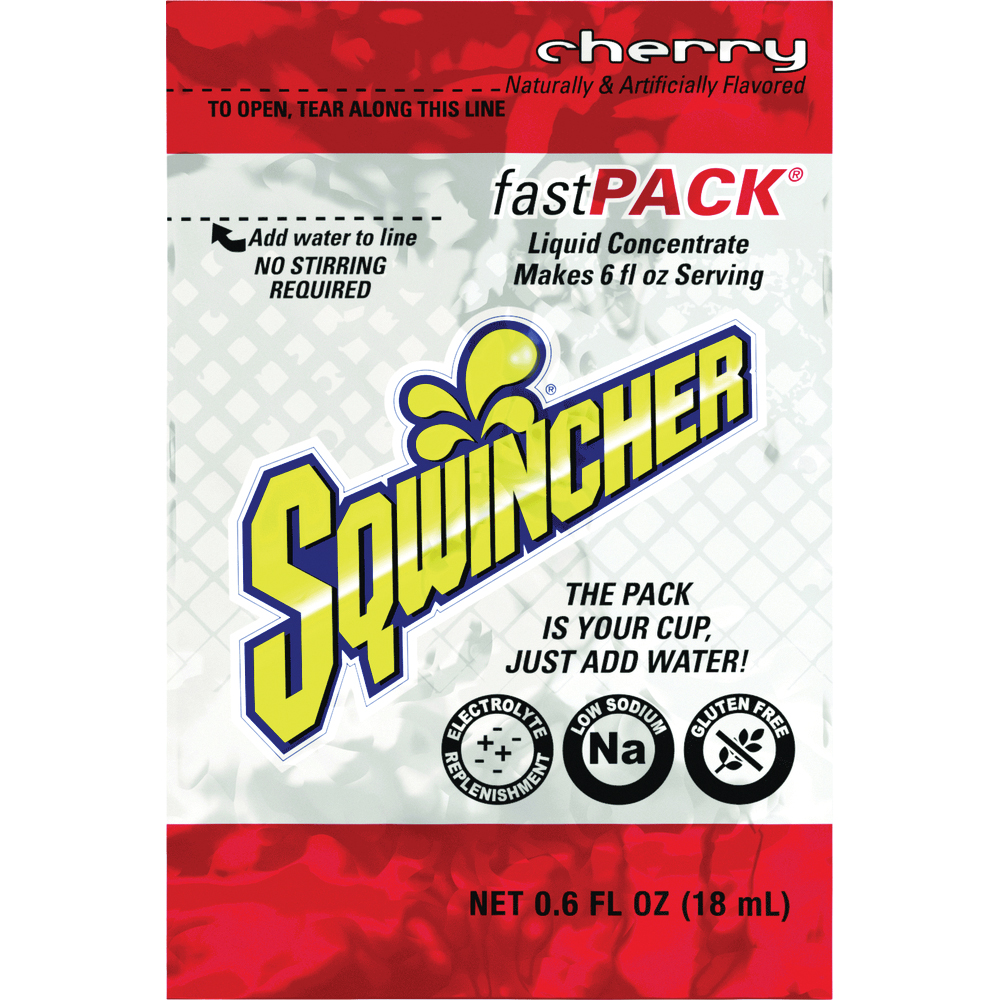 Sqwincher® Fast Pack® Liquid Concentrate Electrolyte Hydration Drink Mix