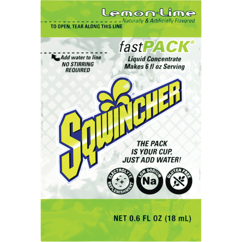 Sqwincher® Fast Pack® Liquid Concentrate Electrolyte Hydration Drink Mix