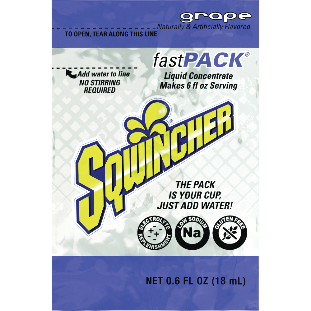 Sqwincher® Fast Pack® Liquid Concentrate Electrolyte Hydration Drink Mix
