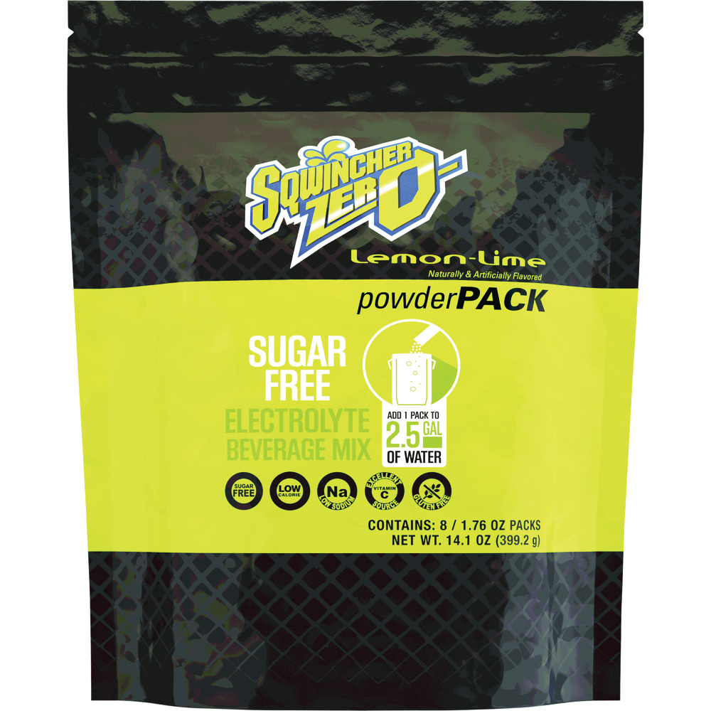 Sqwincher® ZERO Powder Pack Electrolyte Hydration Drink Mix