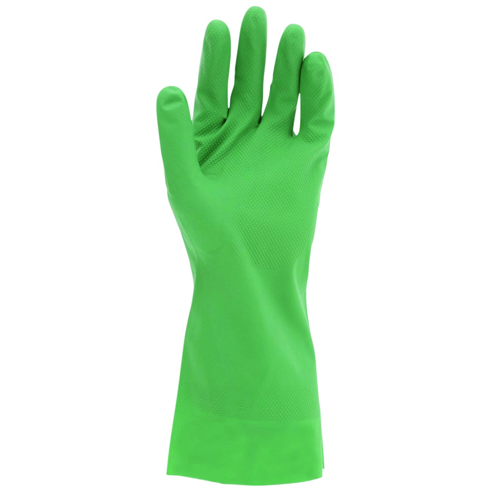 MCR Safety NitriShield™ Reusable Nitrile Gloves, Unlined, Biodegradable, FDA-Compliant, 12 Inch, Green