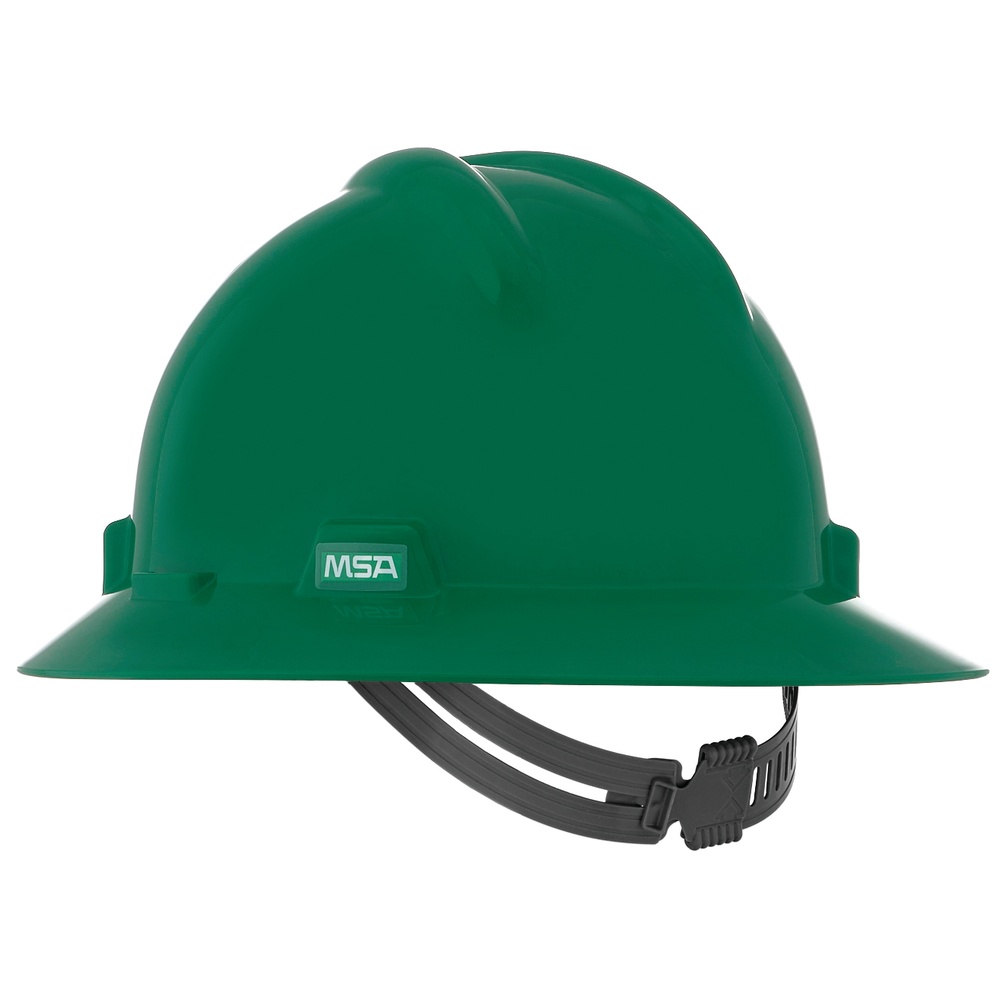 MSA V-Gard® Full Brim Hard Hats, Pinlock Suspension
