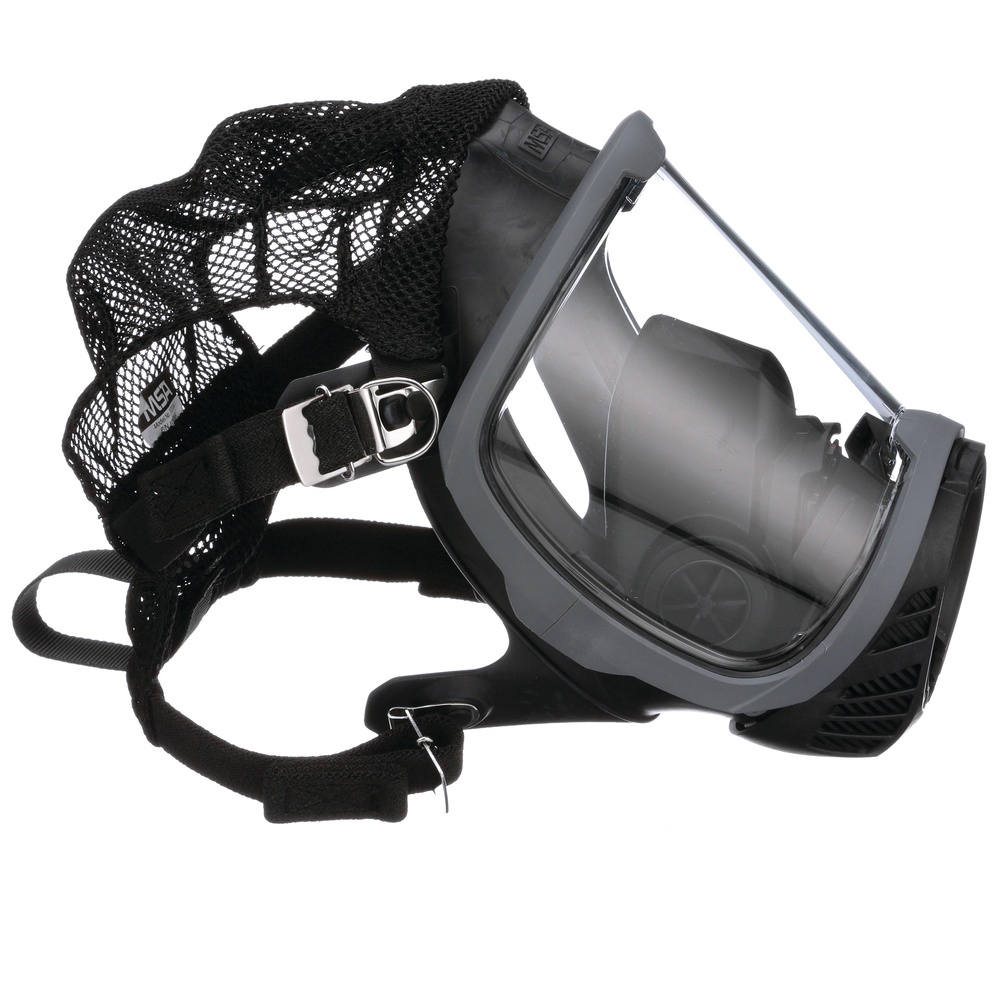 MSA G1 Industrial SCBA Facepiece, 4-Point Harness, Polyester