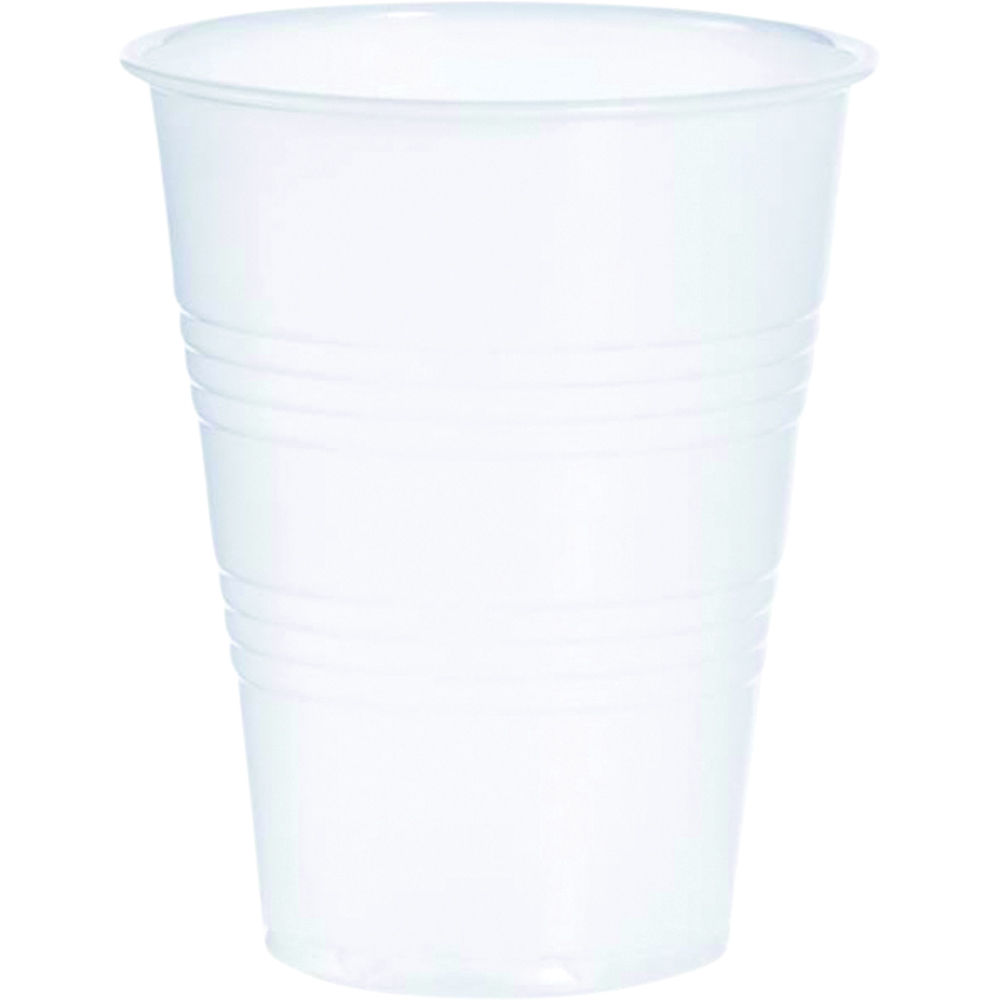 Dart Translucent Ribbed Plastic Cup