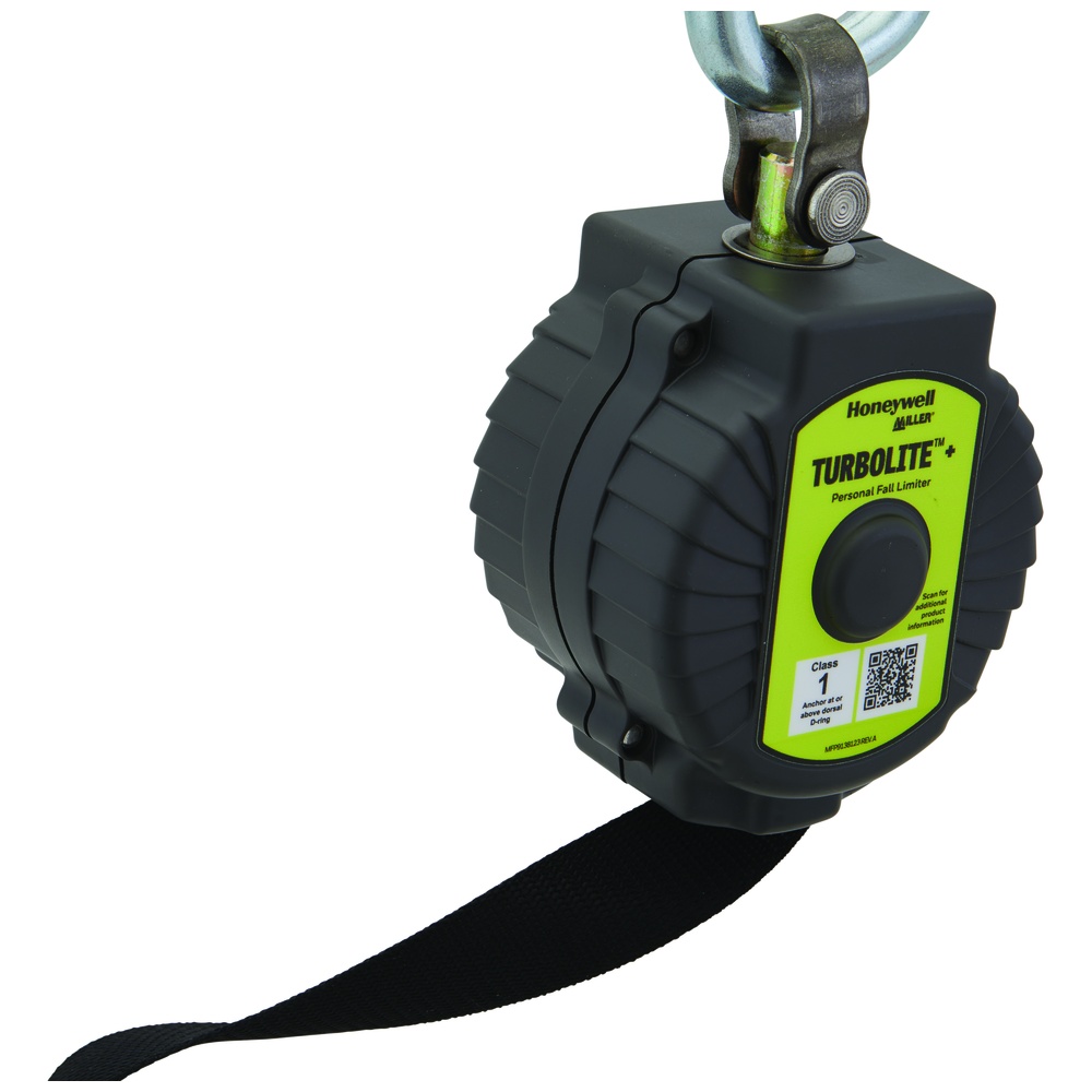 PIP North® TurboLite™+ Personal Fall Limiter, Single Leg, Locking Snap Hook