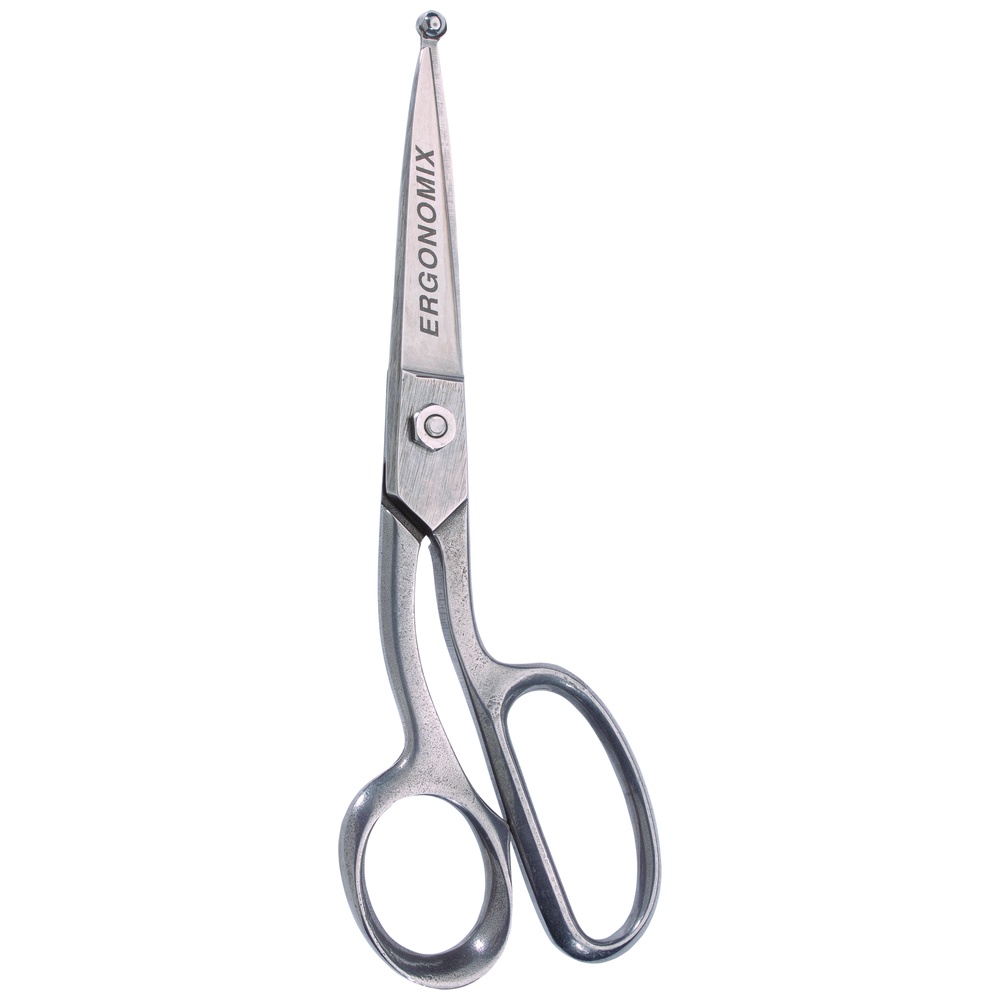 Wolff® All Metal Straight High Leverage Poultry Shears with Ball Point, Handle Bent Down, 8 Inch