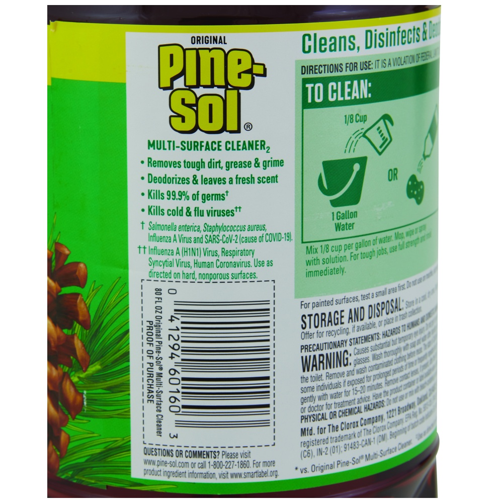 Pine-Sol® Multi-Surface Cleaner with Citric Acid, Pine Scent