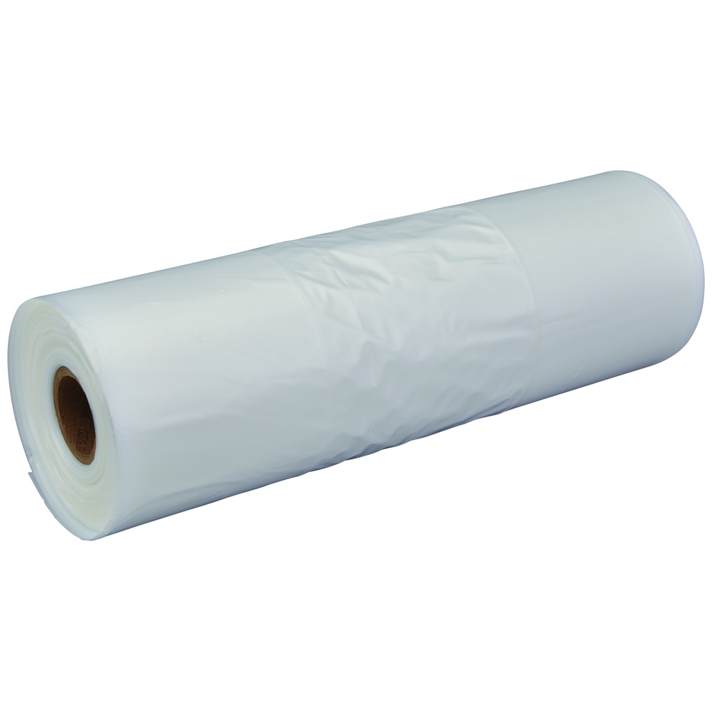 BPD Gusseted Poly Bags, LLDPE Butene, Roll, 1 Mil, Clear, 30 Inch x 22 Inch, 18 Inch Gusset