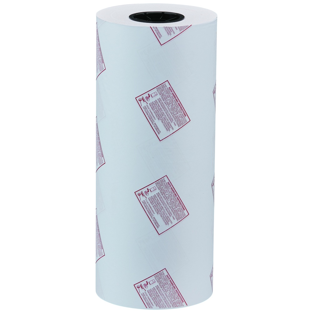 Danco Locker Paper, Red Ink, Safe Handling Print, 18 Inch x 1000 Feet, White