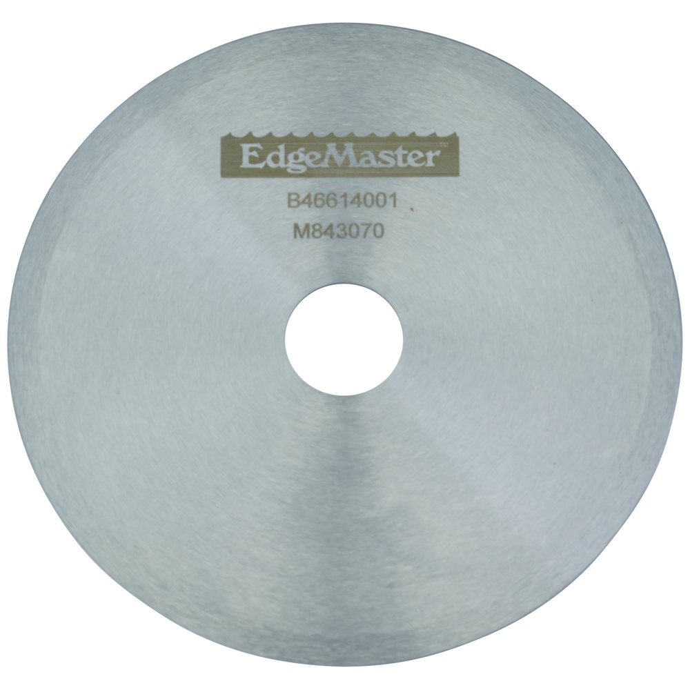 EdgeMaster Circular Blade, Stainless Steel, 5 Inch x 0.875 Inch x 0.057 Inch, Double Bevel