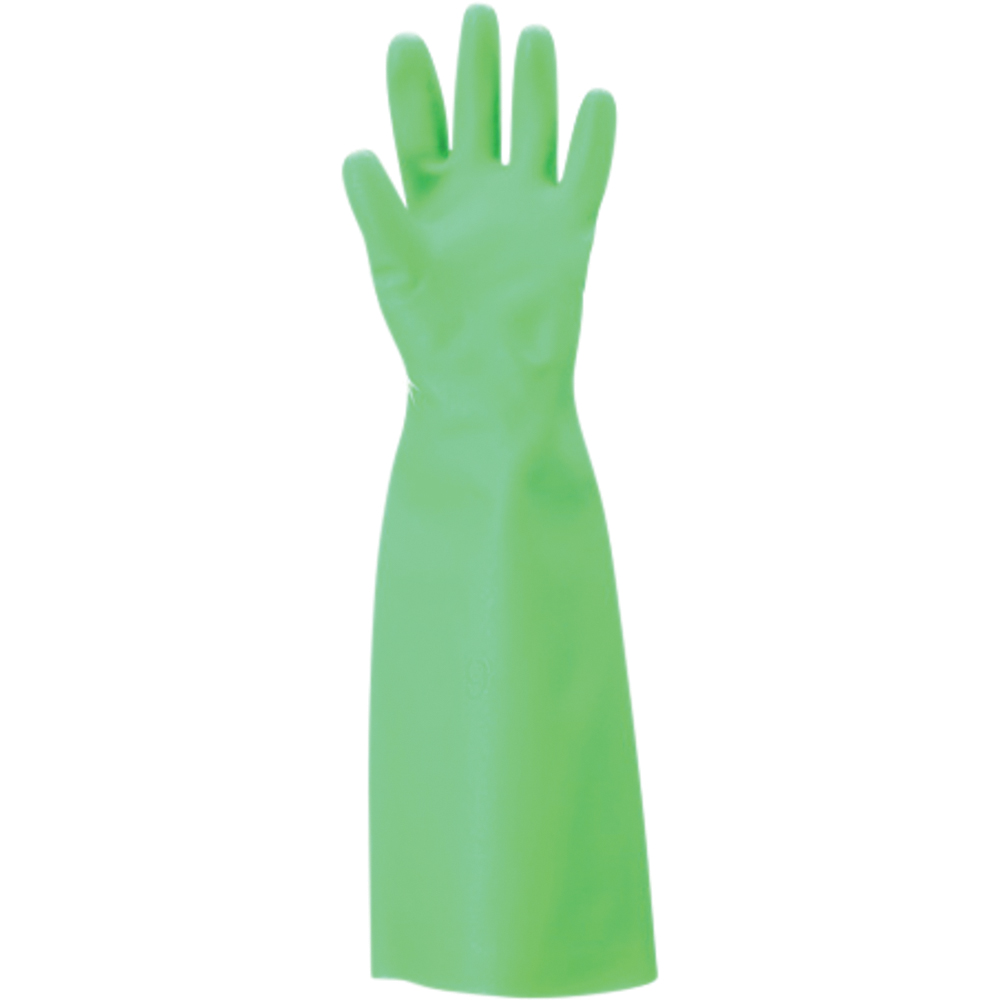 Ansell AlphaTec® Solvex® 37-185 Elbow-Length Nitrile Gloves, Green Ansell AlphaTec® Solvex® 37-185 Elbow-Length Nitrile Gloves, Green