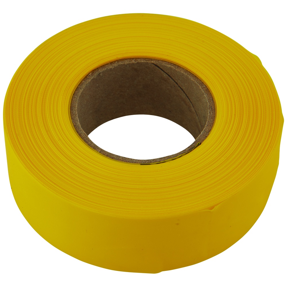 AccuformNMC Solid Flagging Tape, Non-Adhesive, Vinyl, 2 Mil, 1.1875 Inch x 300 Feet