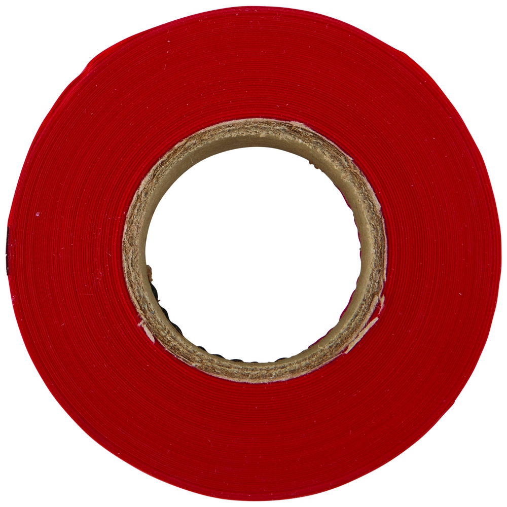 AccuformNMC Solid Flagging Tape, Non-Adhesive, Vinyl, 2 Mil, 1.1875 Inch x 300 Feet