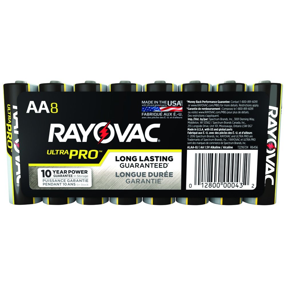 RAYOVAC® Ultra Pro™ Alkaline Batteries, AA