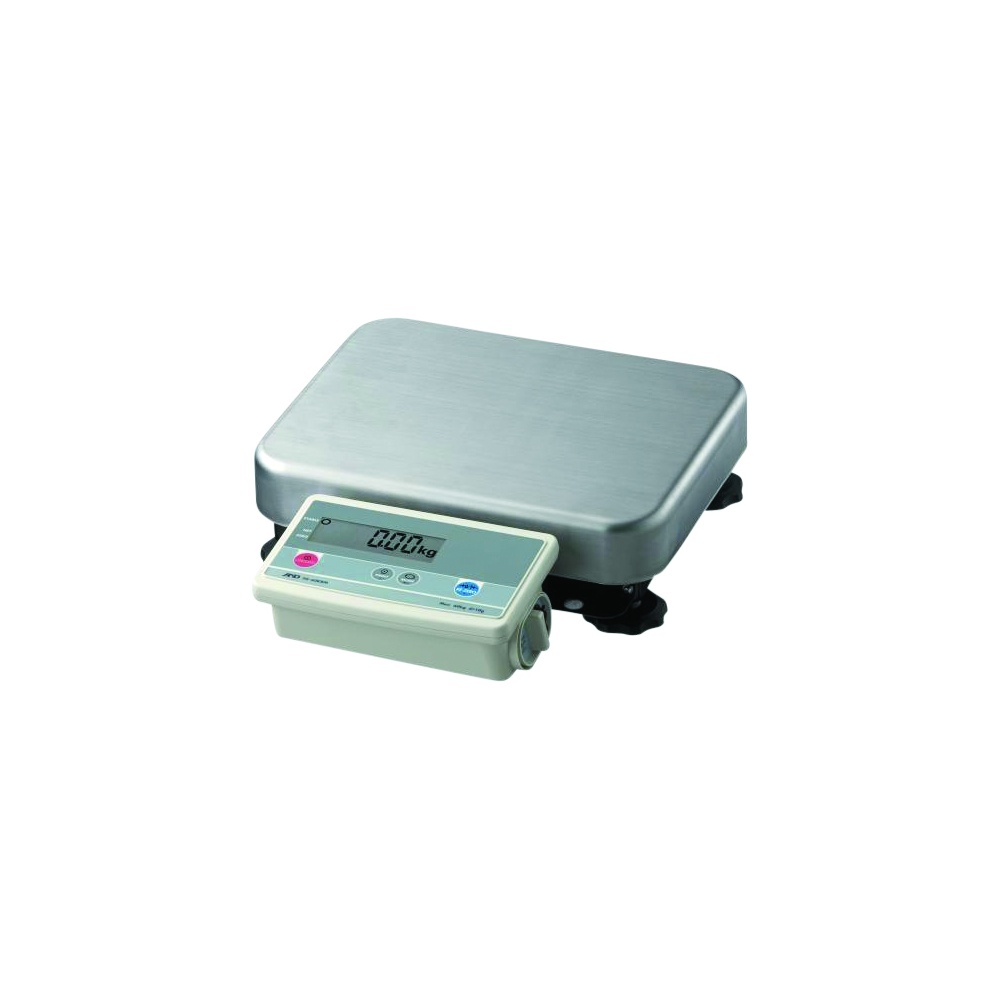 A&D Weighing FG-K Series Platform Bench Scale, Low-Profile, Medium Platform, No Column, 150 Pound x 0.01 Pound