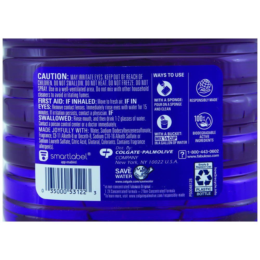 Fabuloso® Multi-Purpose Cleaner, 169 ounce