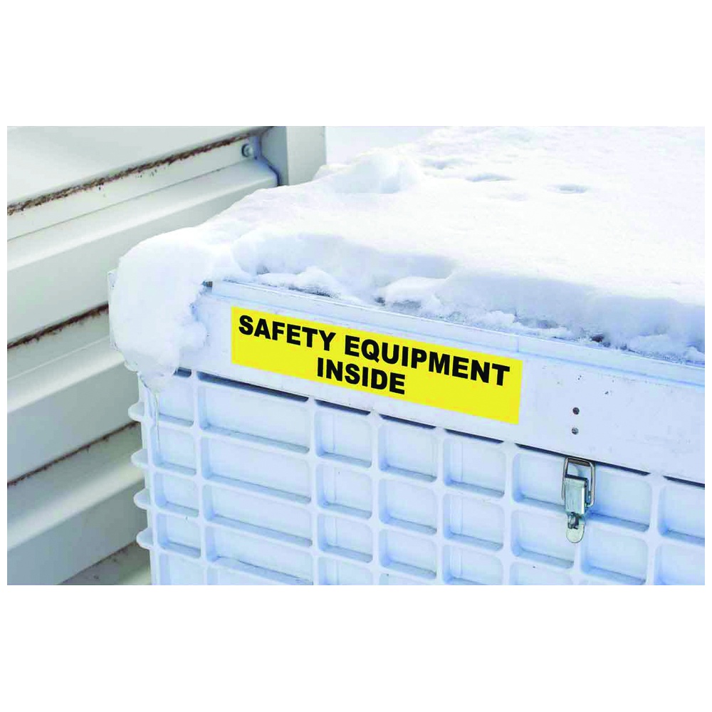 Brady All Weather Permanent Adhesive Vinyl Label Tape for M7 Printers, Yellow