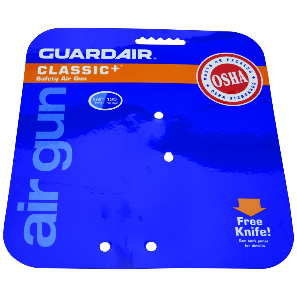 Guard Air Long John Safety Air Blow Gun, Aluminum