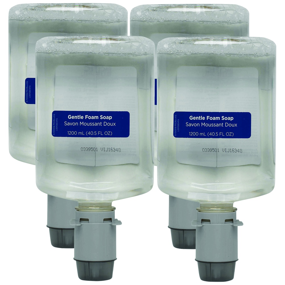 GP PRO Pacific Blue Ultra® Manual Dispensers Gentle Foam Hand Soap Dispenser Refills, Fragrance Free, Clear