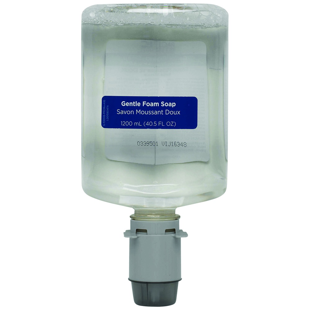 GP PRO Pacific Blue Ultra® Manual Dispensers Gentle Foam Hand Soap Dispenser Refills, Fragrance Free, Clear